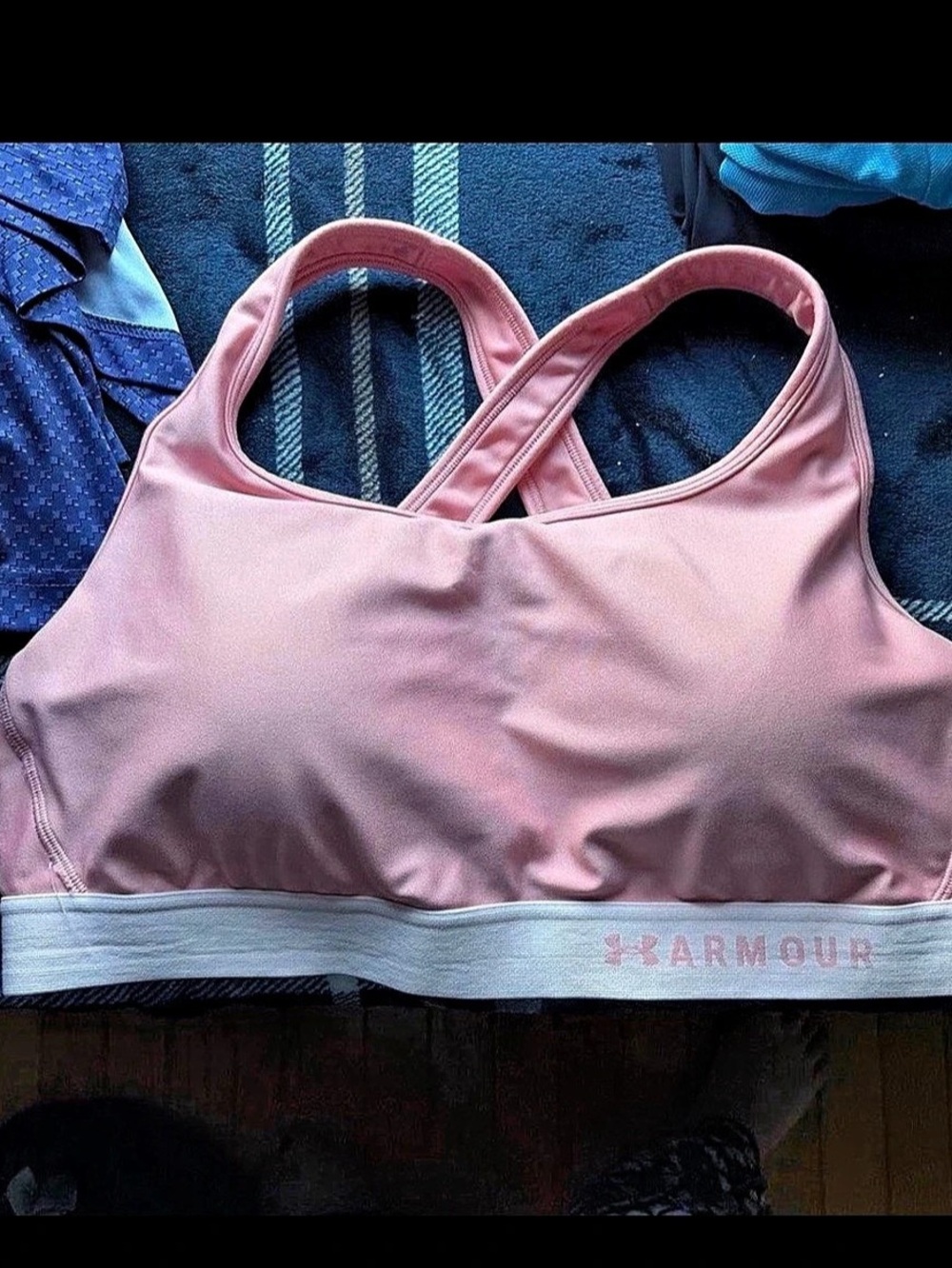 Under Armour Infinity Crossback Sports Bra Pink 2X